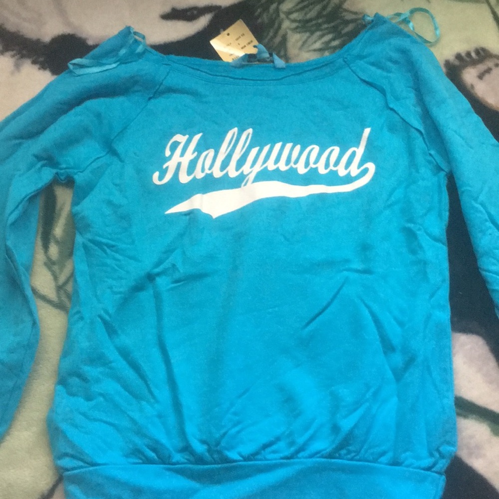 Blue Hollywood sweater